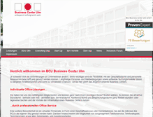 Tablet Screenshot of business-center-ulm.de